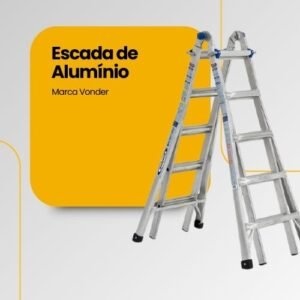 Escada de Alumínio – Uso Profissional